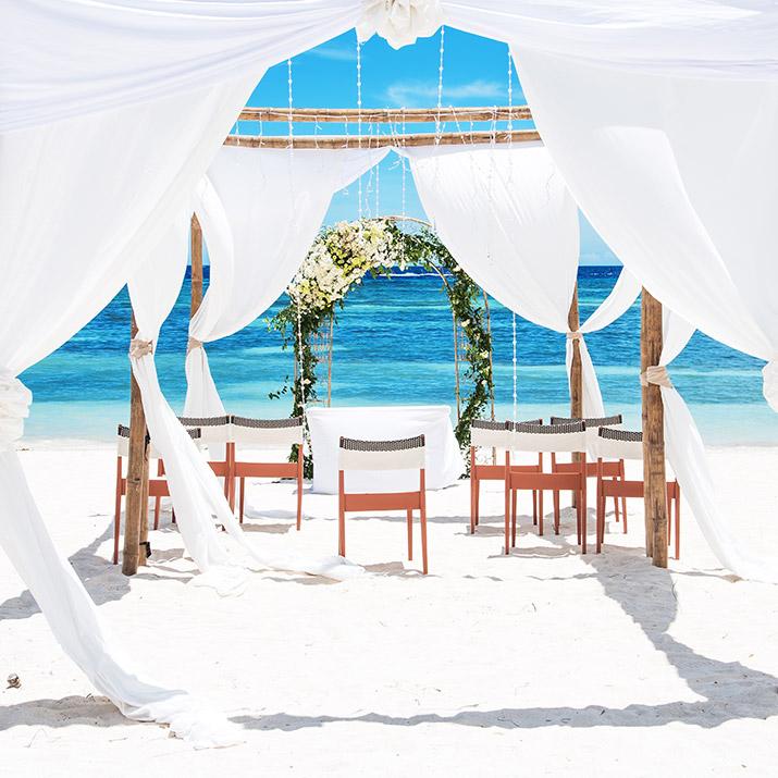 destination wedding on a beach