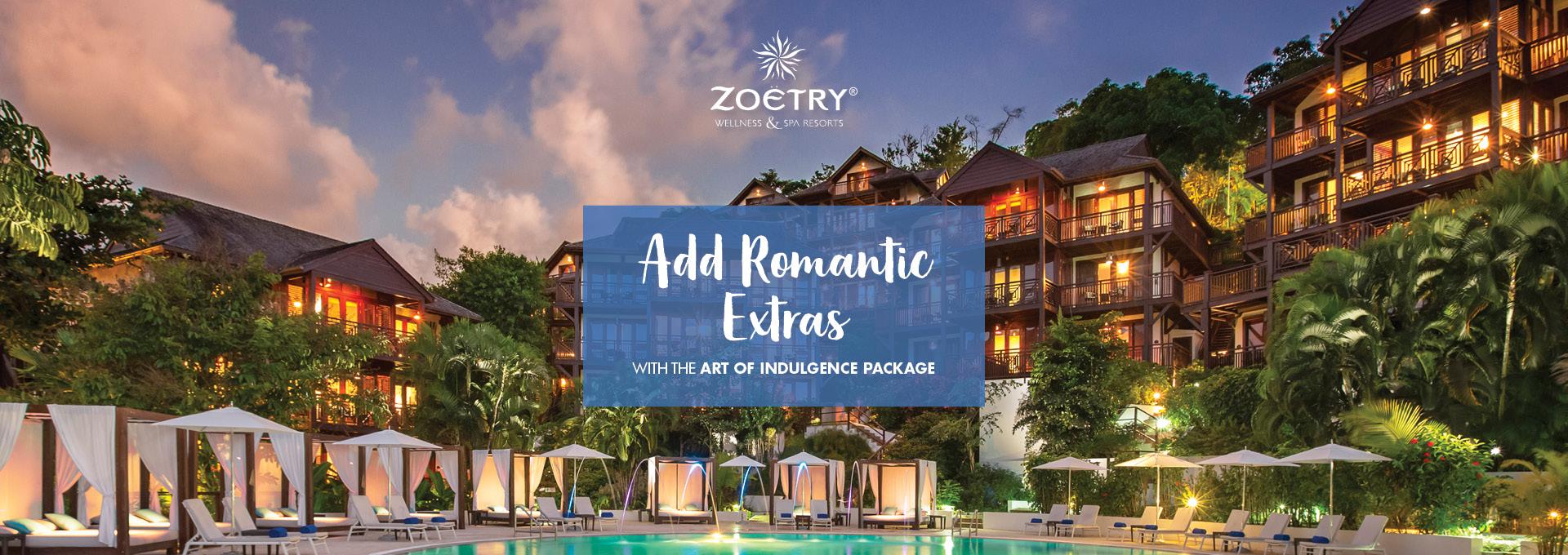 Zoetry Marigot resort promotion banner