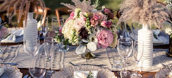 A wedding tabletop